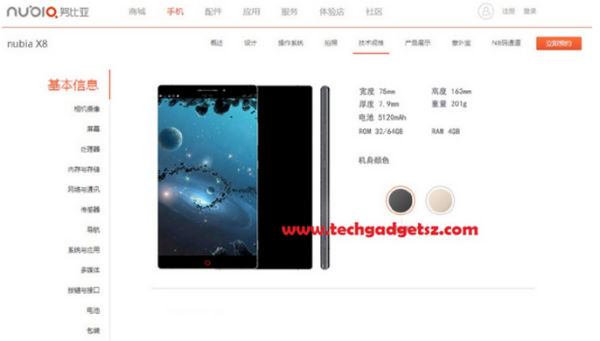 Se filtra el ZTE Nubia X8 2 ZTE Nubia X8
