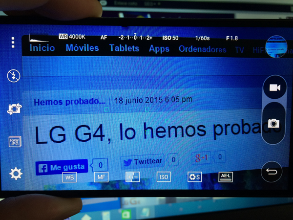 LG G4, lo hemos probado