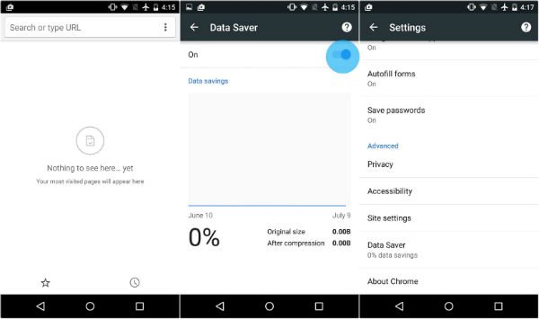 Cinco trucos para ahorrar consumo de datos en un móvil Android 2 Android datos