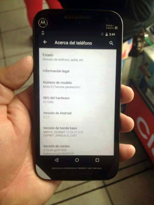 Primeras imágenes reales del Motorola Moto G 2015 2 Moto G 2015