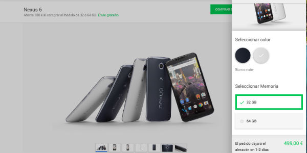 El Nexus 6 baja de precio en la Google Play 2 Nexus 6 Google Play