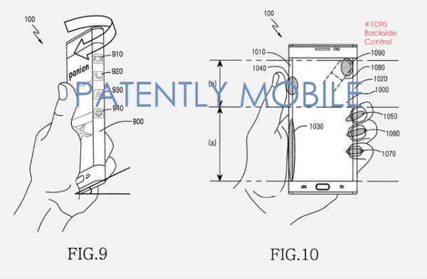 Samsung podría incluir controles táctiles en la parte trasera de sus dispositivos 1 Samsung pantalla táctil