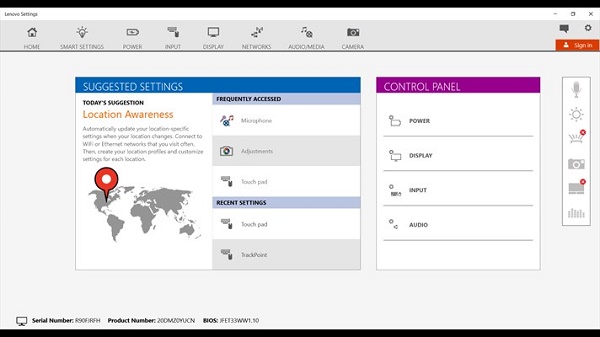 Lenovo reforzará sus equipos con Windows 10 con varias apps específicas 2 Lenovo Settings