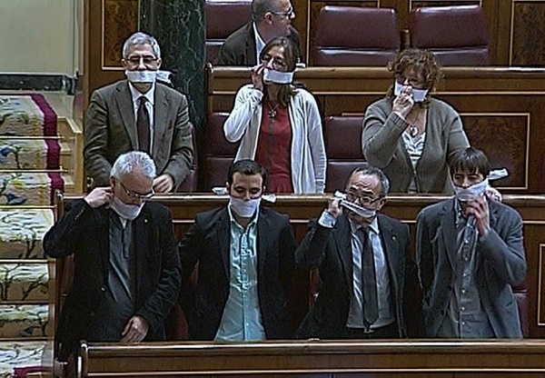 Así afecta la nueva Ley Mordaza a Internet 2 Ley Mordaza en el Congreso