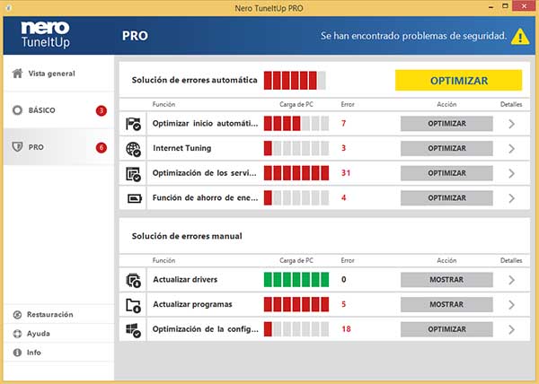 nero tuneinup pro