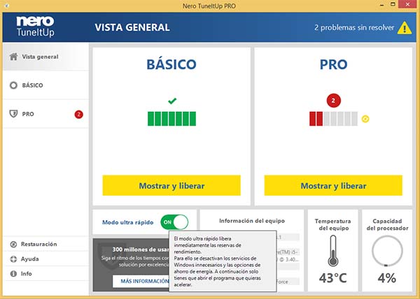 nero tuneinup pro