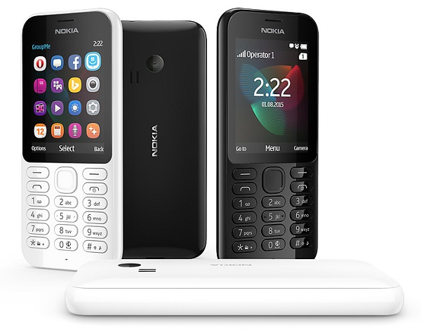 Nokia 222 y 222 Dual SIM, móviles con pantalla de 2,4 pulgadas y navegador