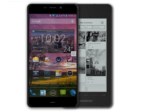 Siswoo R9 Darkmoon, un smartphone con lector de libros digitales en la carcasa 1 Siswoo R9 Darkmoon