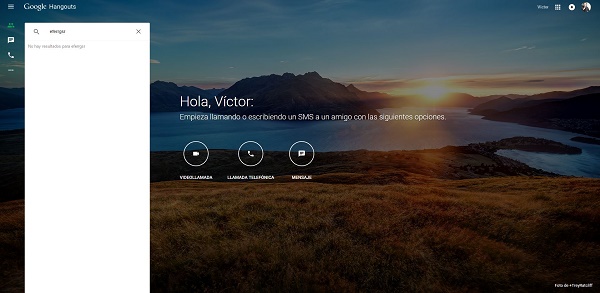 Google lanza su app de Hangouts para web