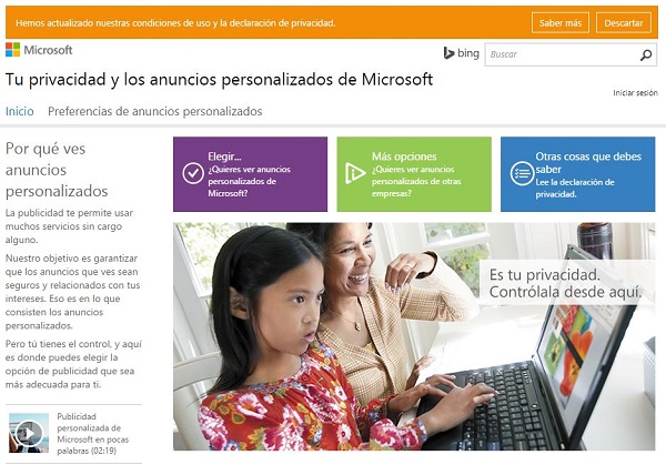 Publicidad de Microsoft