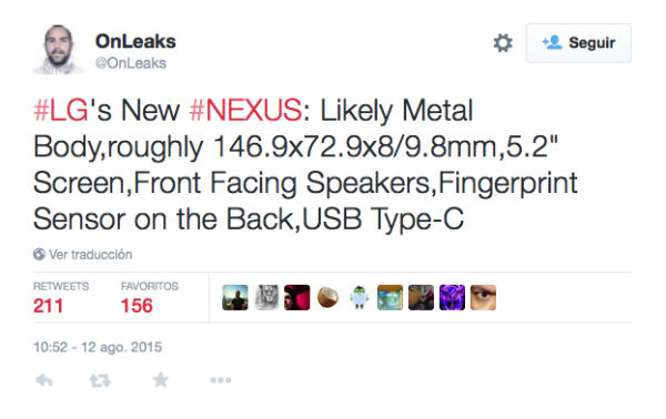 Nuevos datos sobre los Nexus en los que trabajan LG y Huawei 2 Nexus datos