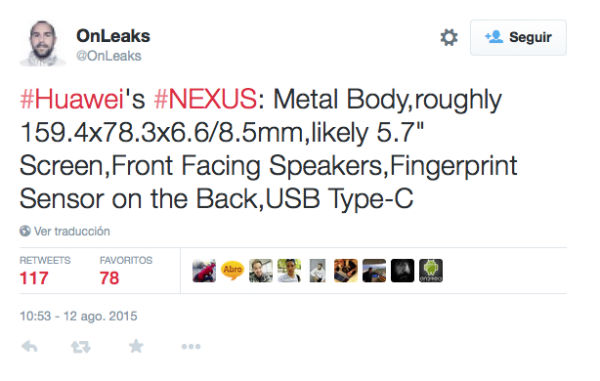 Nuevos datos sobre los Nexus en los que trabajan LG y Huawei 3 Nexus datos