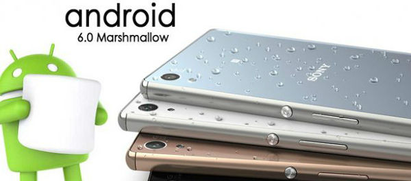 Android Marshmallow Sony Xperia