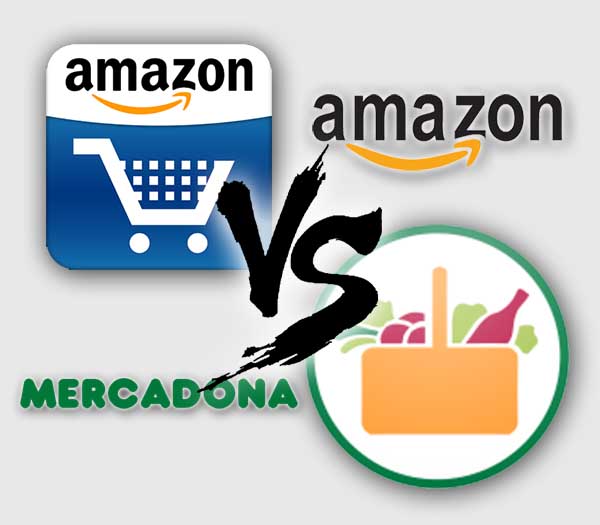 Amazon y Mercadona, el a cara de las a través de Internet