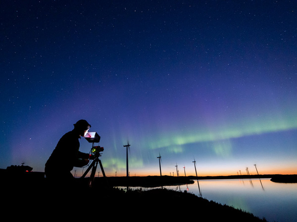 Espectacular ví­deo de la aurora boreal grabado con la Canon ME20F-SH