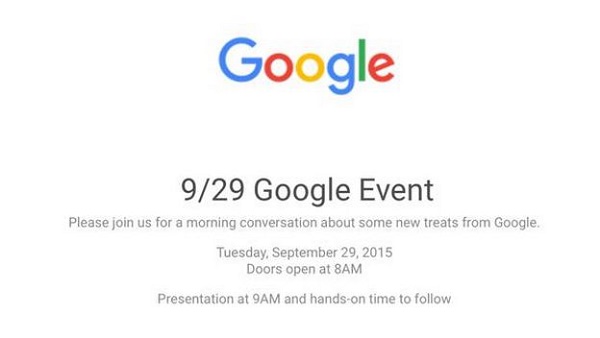 Google presentará el nuevo Nexus el 29 de septiembre