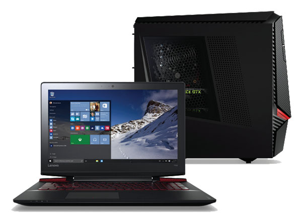 Lenovo Serie Y, ordenadores de sobremesa y portátil para jugar