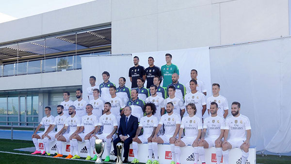 Así­ se hizo la foto oficial del Real Madrid
