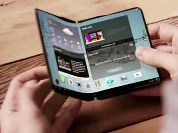 Samsung estarí­a preparando un móvil de pantalla plegable para 2016