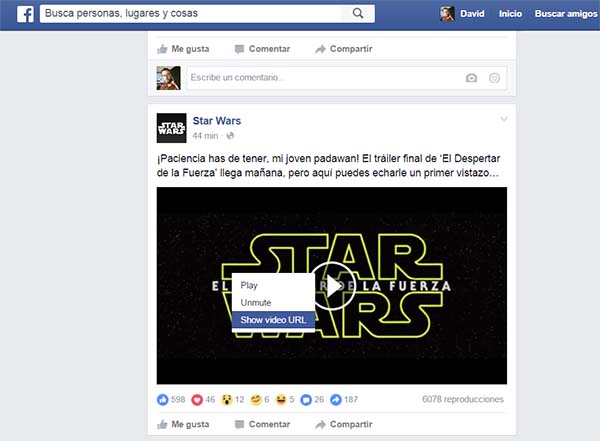 Cómo descargar vídeos de Facebook en cualquier ordenador 2 facebook descargar vídeos