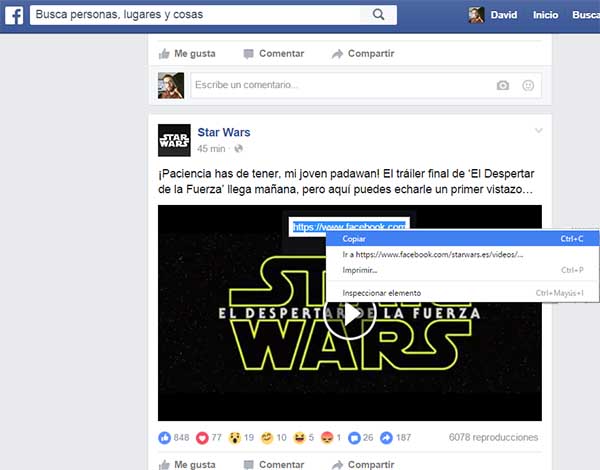 Cómo descargar vídeos de Facebook en cualquier ordenador 3 facebook descargar vídeos