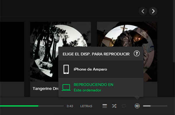 Spotify reproduccion varios dispositivos