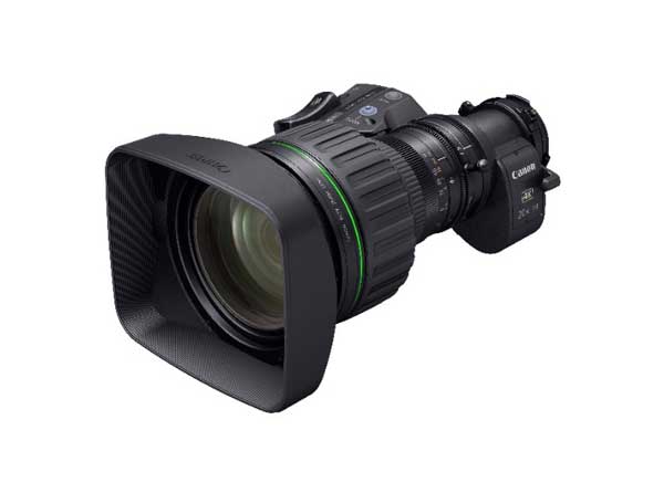 Canon CJ20ex7.8B, nuevo objetivo zoom 4K para cámaras profesionales
