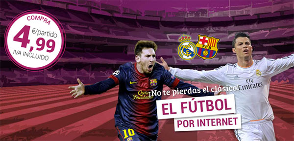 Cómo ver el Real Madrid - Barcelona por Internet 4 openfutbol