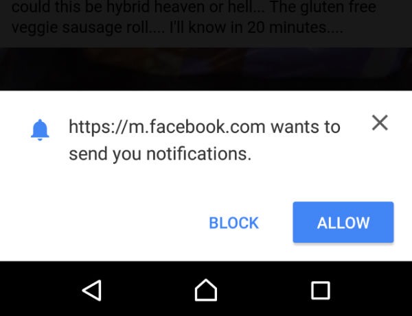Cómo deshabilitar notificaciones de Facebook y otros servicios en Chrome 2 Google Chrome notificaciones