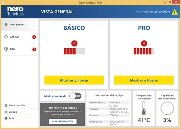 Cómo acelerar el funcionamiento de tu ordenador con Nero TuneItUp 2 nero tuneitup