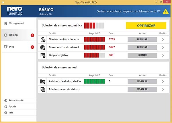 Cómo acelerar el funcionamiento de tu ordenador con Nero TuneItUp 3 nero tuneitup