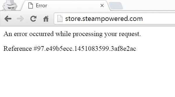 Error de Steam