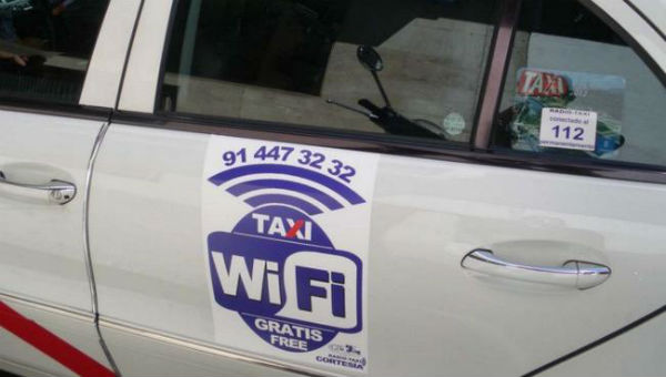 taxi Madrid WiFi gratis