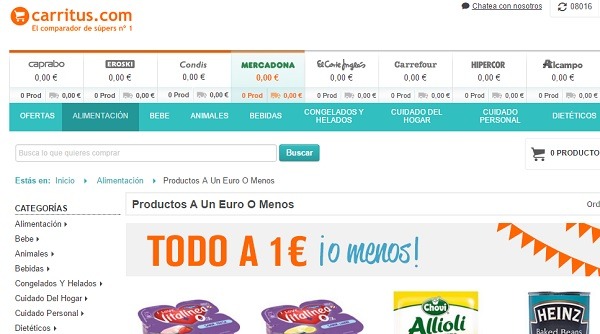 5 tiendas online para comprar comida sin moverte del sofá 2 Carritus