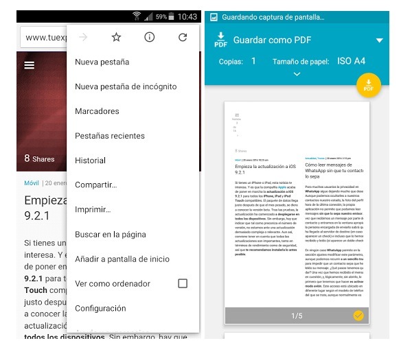 Guarda una web como PDF para leerla cuando quieras sin conexión 2 GuardarPDF