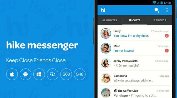 Facebook bloquea a un rival de WhatsApp 2 Hike Facebook