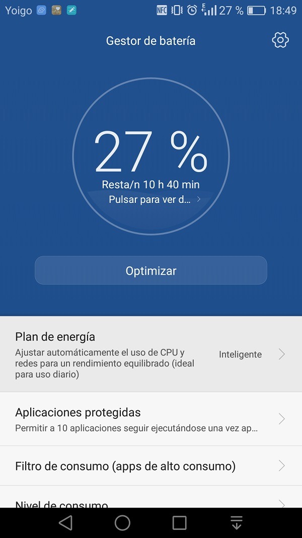 Éstas son las aplicaciones que vienen de serie con el Huawei Mate 8 5 Huawei-Mate-8-gestor-bateria