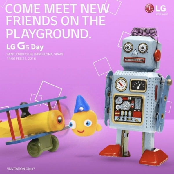 Es oficial. El LG G5 será anunciado el 21 de febrero