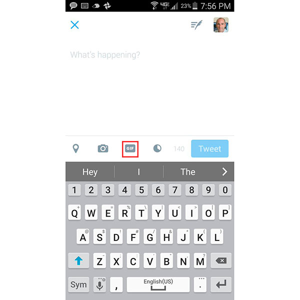 Twitter empieza a probar un botón para subir imágenes GIF