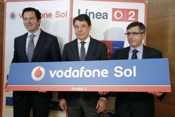 Vodafone no volverá a patrocinar la estación de metro de Sol ni la Lí­nea 2