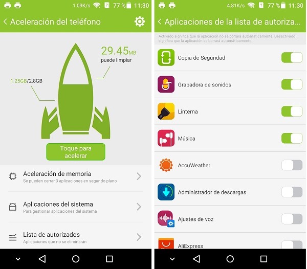 Cómo mejorar el rendimiento del ZTE Axon Mini 3 Aceleración del rendimiento del ZTE Axon Mini