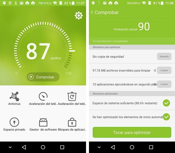Cómo mejorar el rendimiento del ZTE Axon Mini 2 Optimizar el ZTE Axon Mini