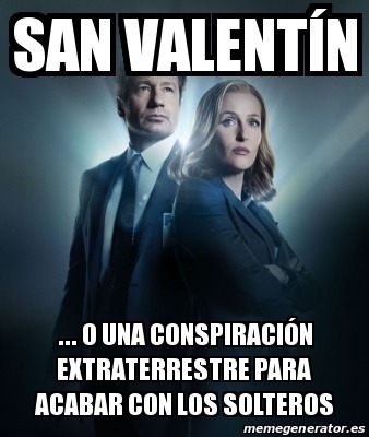 Meme X Files San Valentin