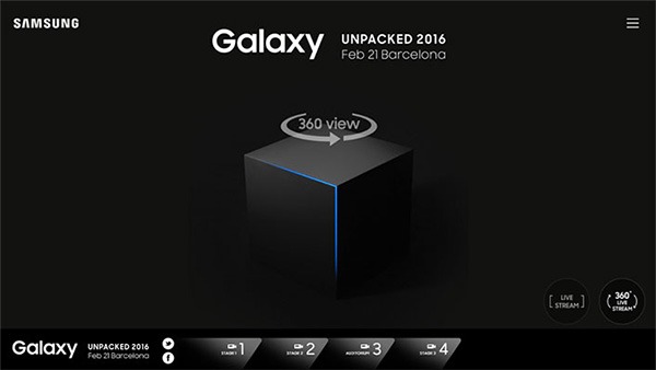 Samsung retransmitirá la presentación del Galaxy S7 en 360 grados