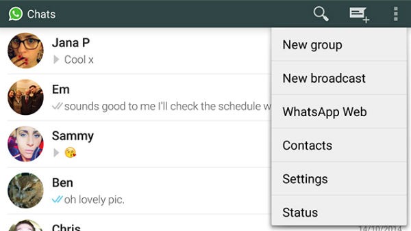 sincronizar WhatsApp