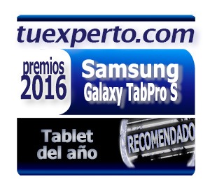 Samsung Galaxy TabPro S Sello Premios tuexperto 2016
