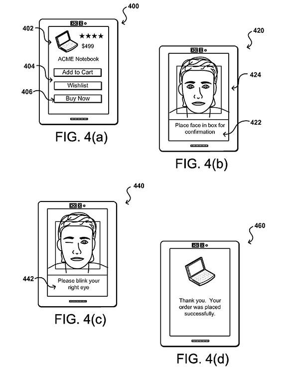 Crean un sistema para pagar las compras con un selfie 1 AmazonPatent1