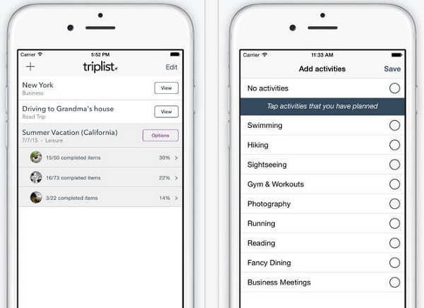 TripList