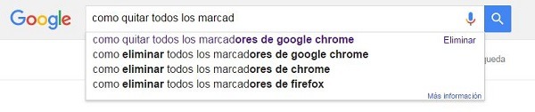 Cómo eliminar todos los marcadores de Google Chrome