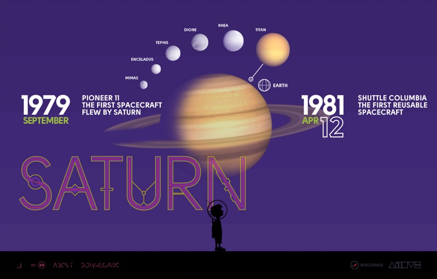 Un precioso paseo por la historia de la exploración espacial